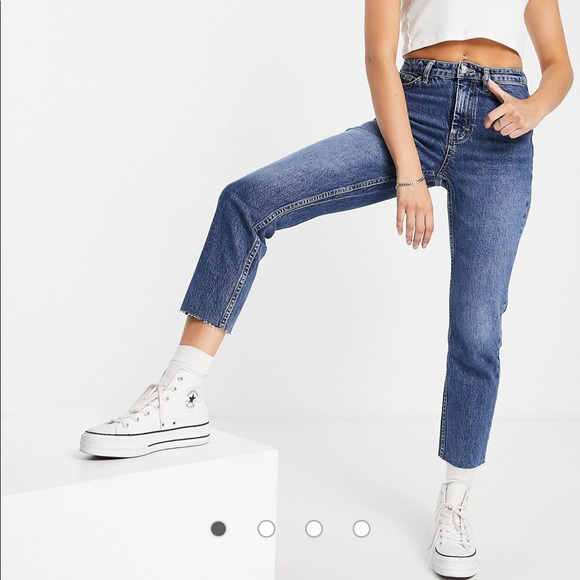 NWOT Topshop Straight Jeans - Picture 2 of 7